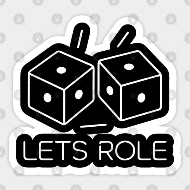 Let's role Sticker by SimpleInk